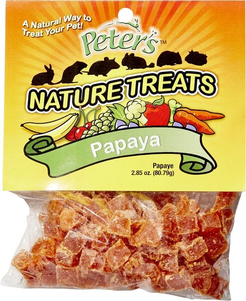 Peter's Papaya Pieces Small Animal Nature Treats