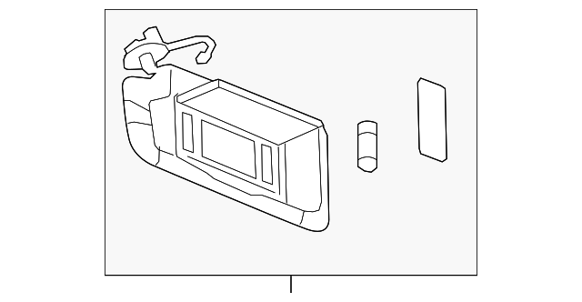 Genuine OE GM Sun-Visor - 95034259