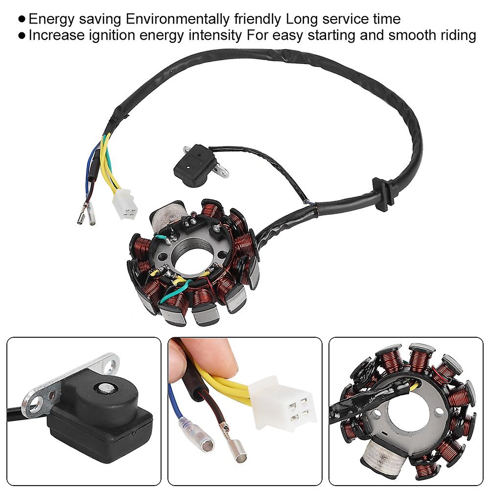 11 Pole Coils Magneto Generator Stator Fit For 150cc Gy6 Scooter Engines