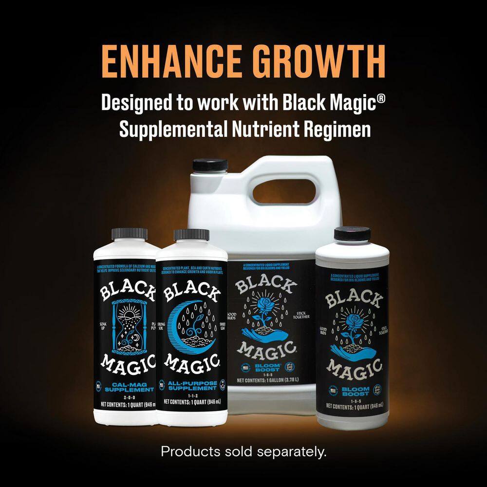 Black Magic Base Nutrient Part B - Liquid Nutrient One Half of a Two-Part Program For Hydroponics 1-2-5 32 oz. 1010110069