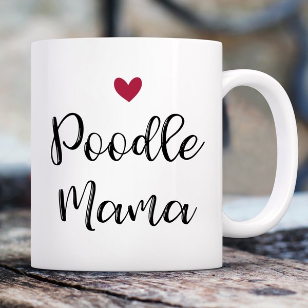 904 Custom Personalized Breed Mama Double Sided Mug， 11-oz