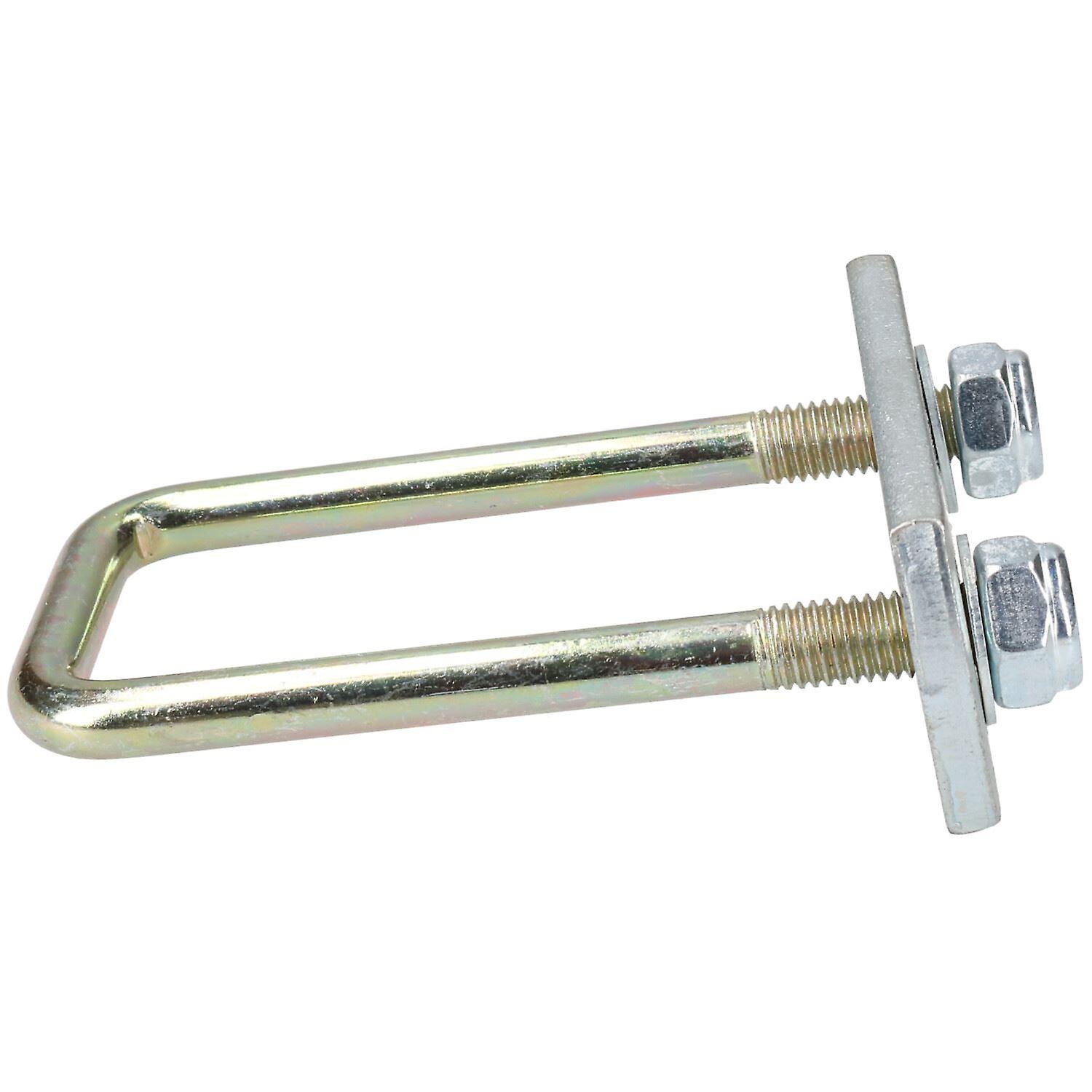 2 Pack M10 40mm x 110mm U-Bolt N-Bolt with Plates and Nuts HIGH TENSILE