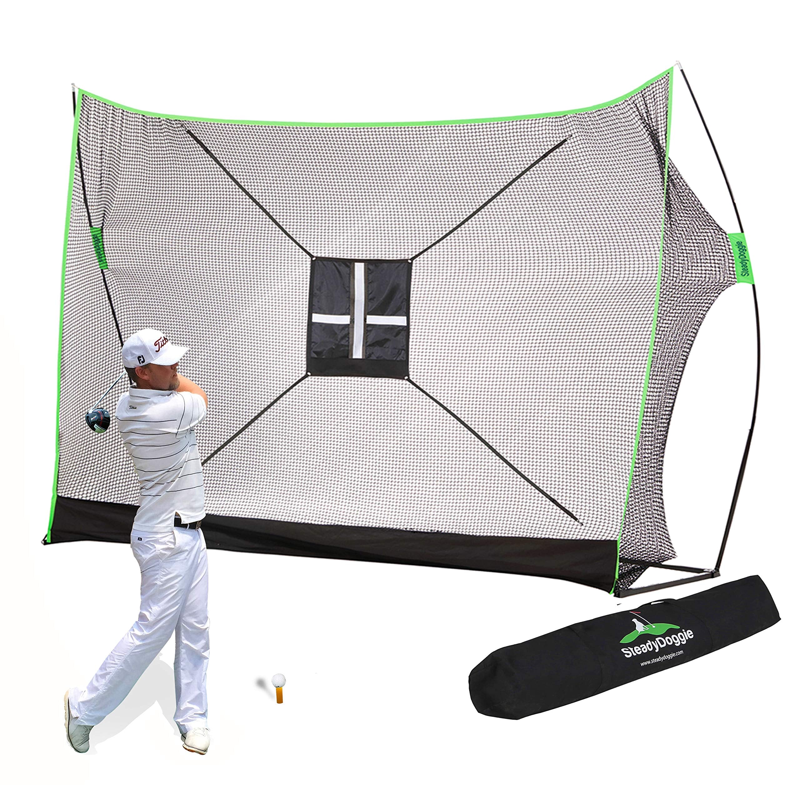 Steadydoggie Golf Net Bundles - Includes Professional Patent Pending Golf