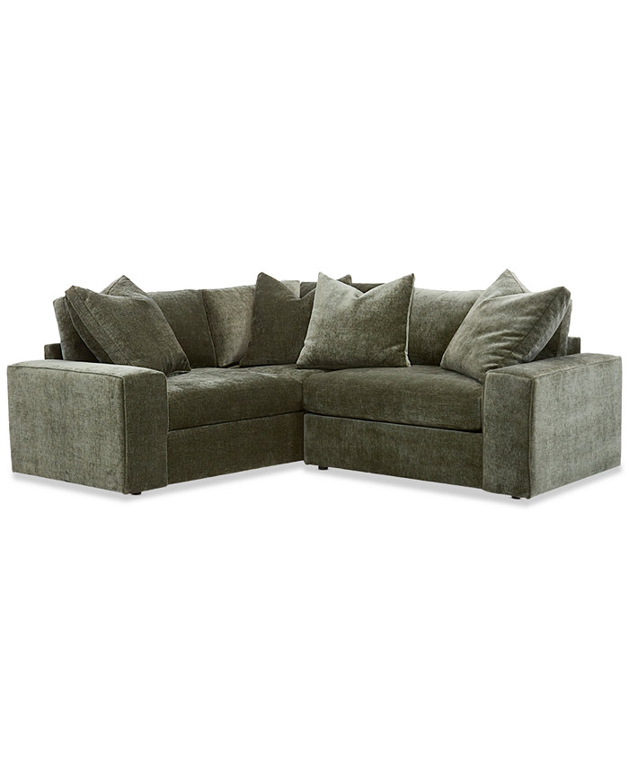 Furniture Michola 2-Pc. Fabric L-Shape Sectional Sofa