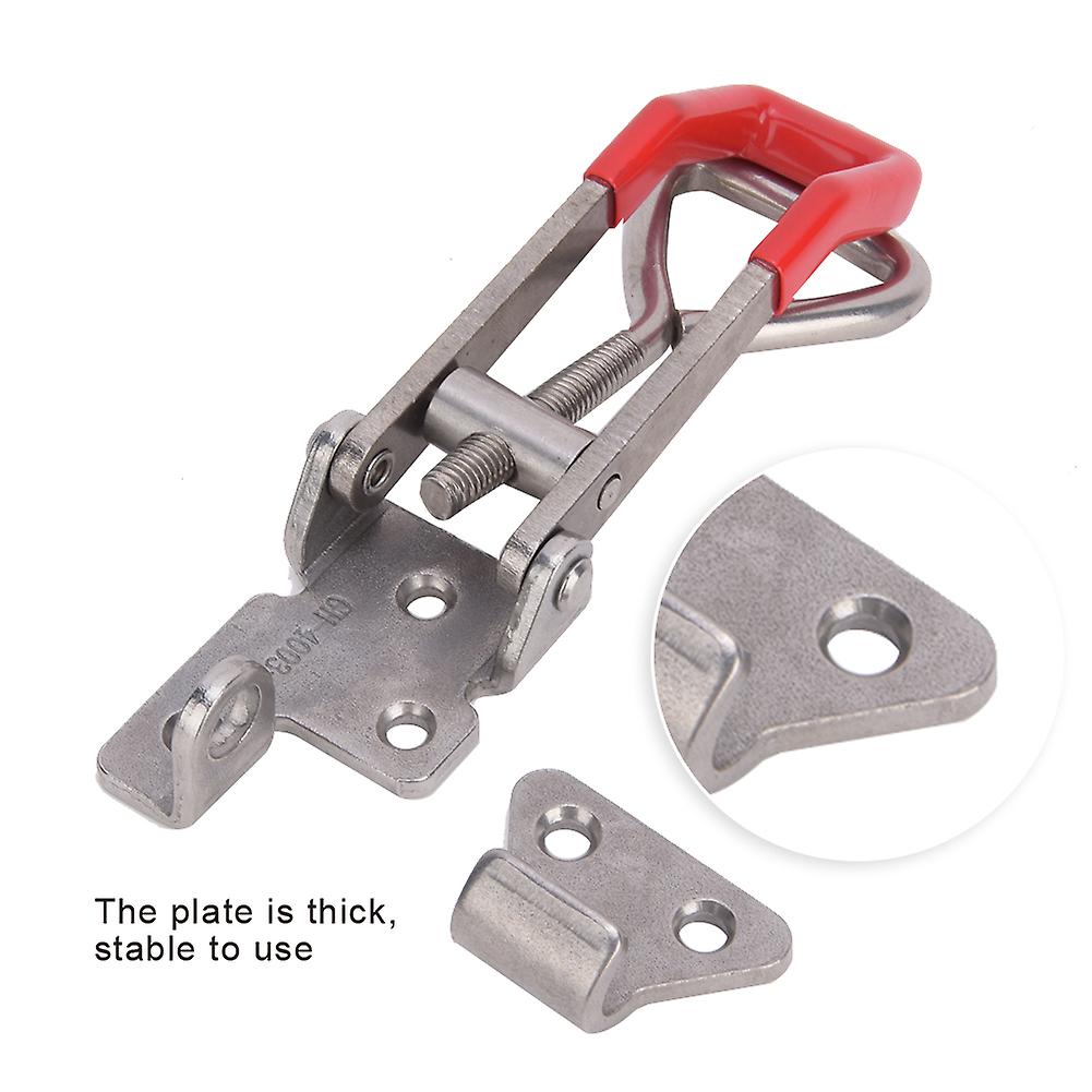 Toggle Clamp Latch Quick Latch Type Stainless Steel Adjustable Lever Handle 250kg