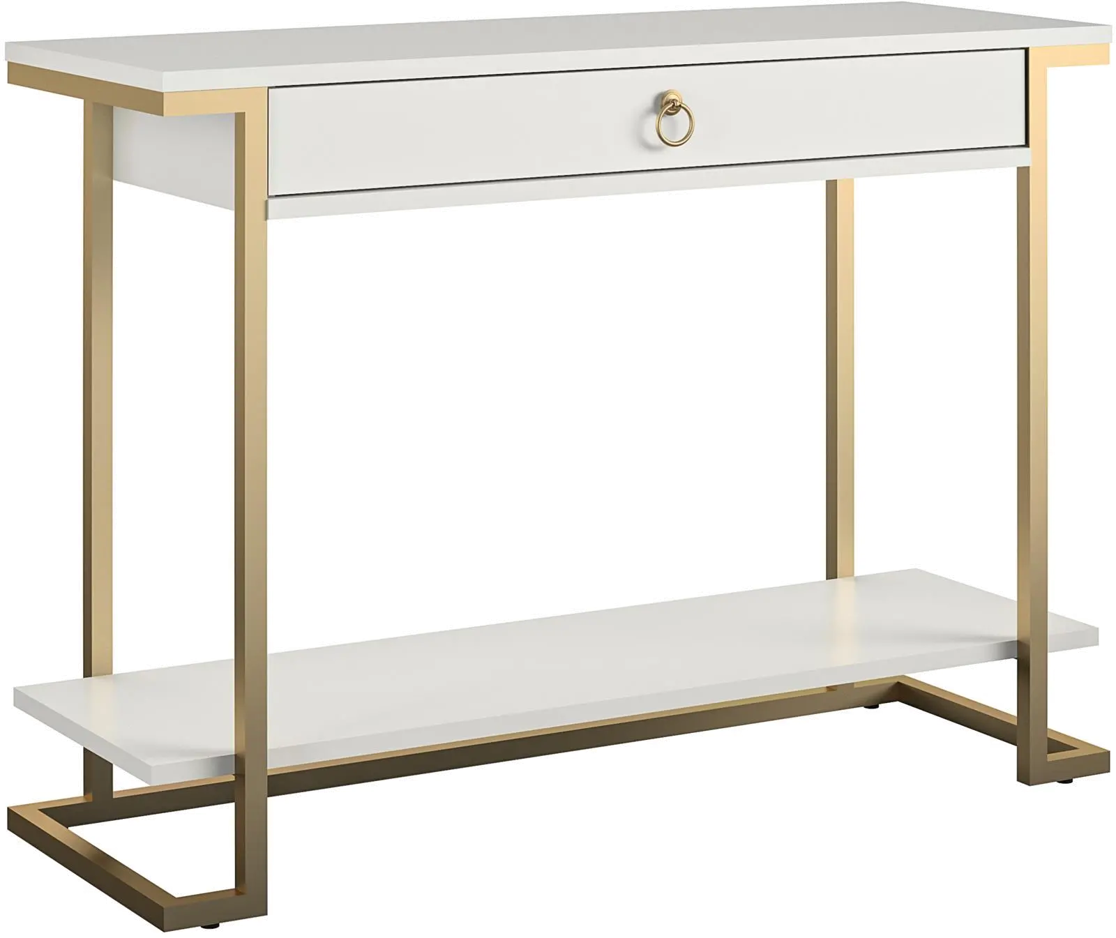 Camila White Console Table