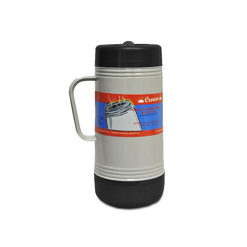 Brentwood 1.0L Glass Vacuum / Foam Insulated Food Thermos