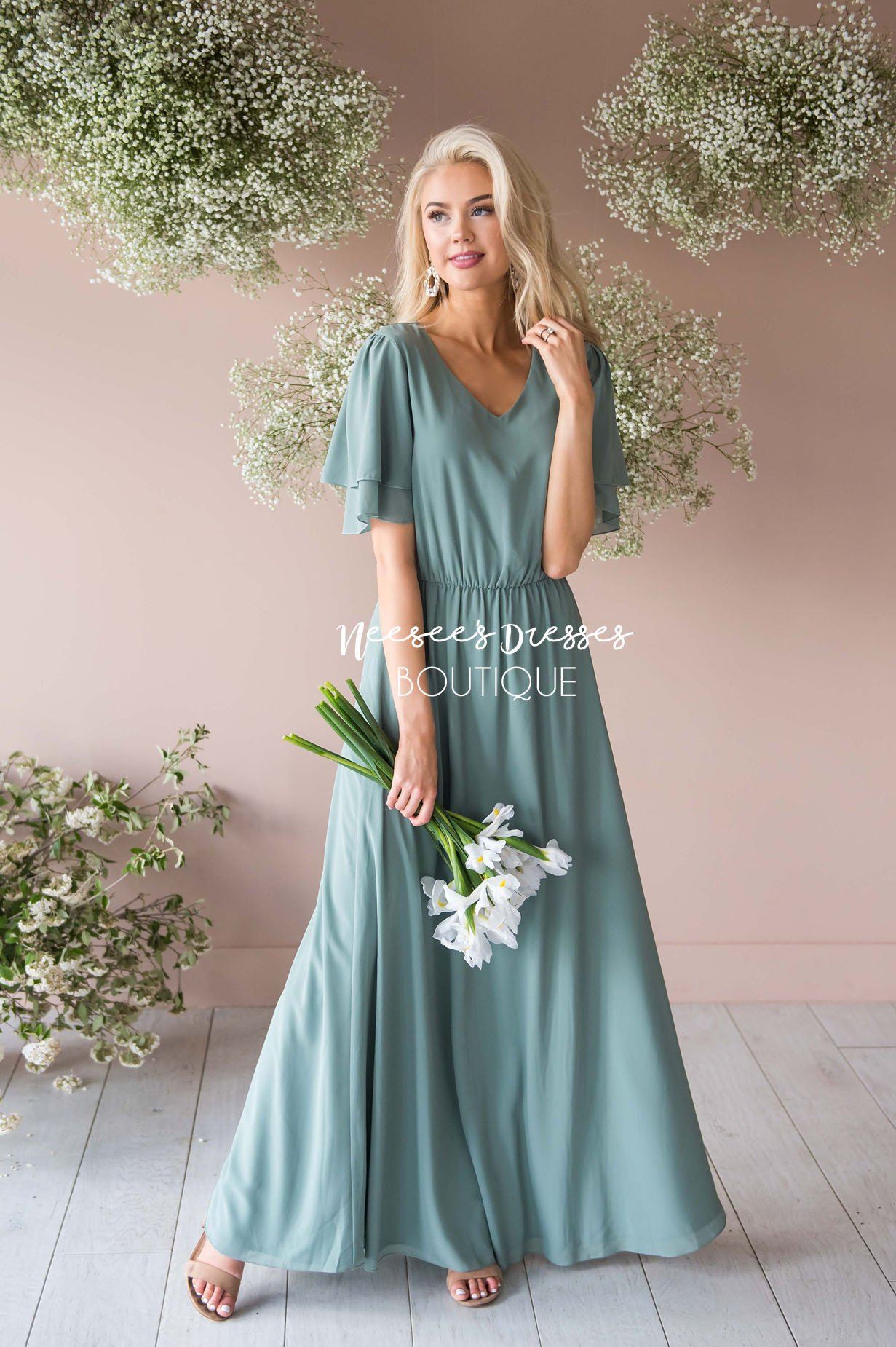 The Chloe Chiffon Maxi Dress