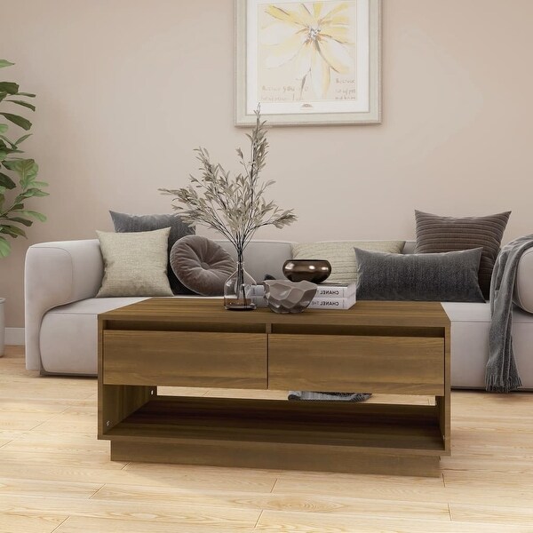 Coffee Table Brown Oak 40.4