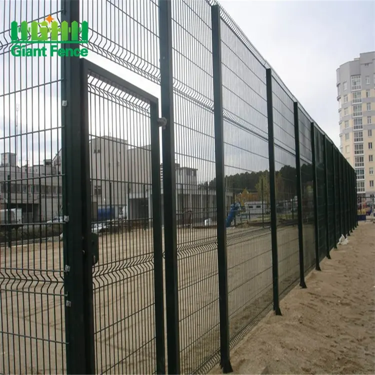 ISO 9001 factory direct sales 3d fence wire mesh fence curved fence panels