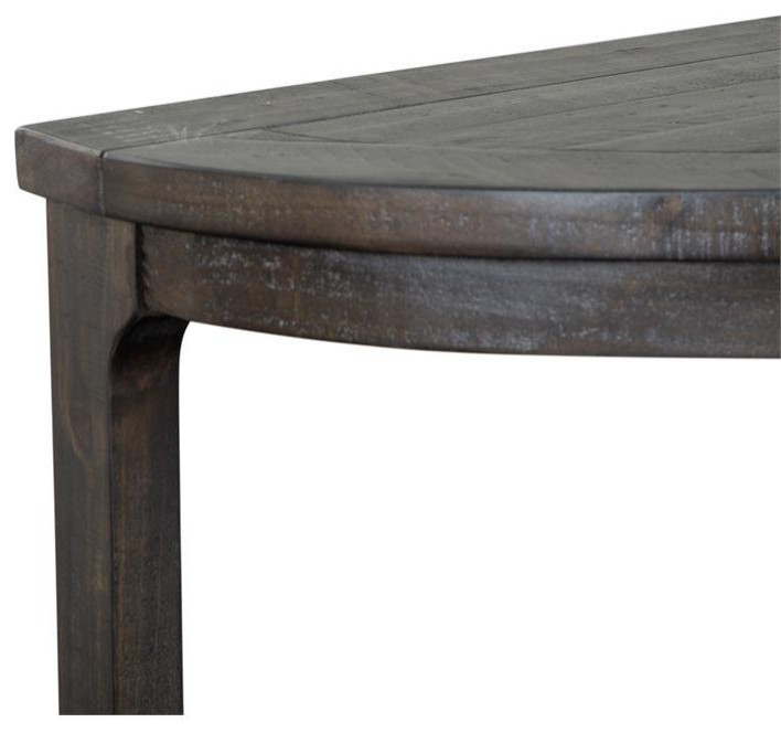 Magnussen T5263 Boswell Demilune Sofa Table   Transitional   Console Tables   by Homesquare  Houzz