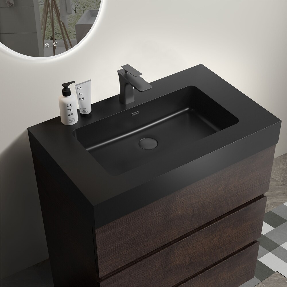 30 Inch Bathroom Vanity with Sink Freestanding Bathroom Vanity