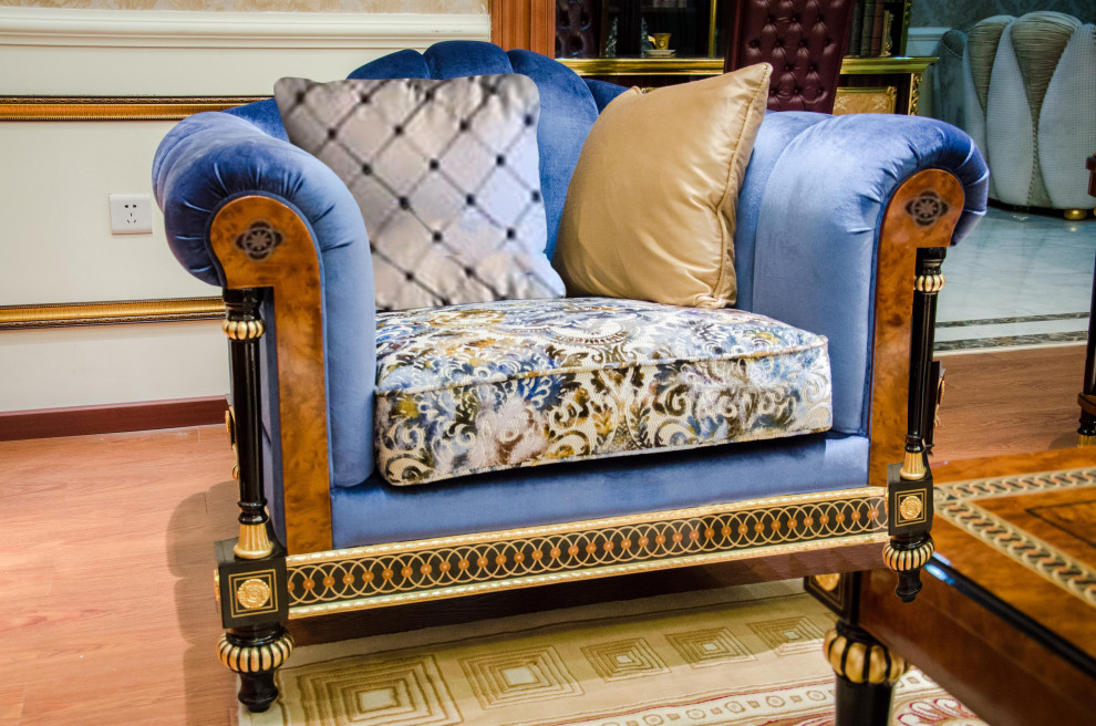 Danville Single Sofa   Traditional   Armchairs And Accent Chairs   by Infinity Furniture  Houzz