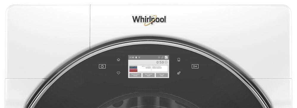 Whirlpool WFW9620HW 5.0 Cu. Ft. Smart Front Load Washer With Load & Go Xl Plus Dispenser