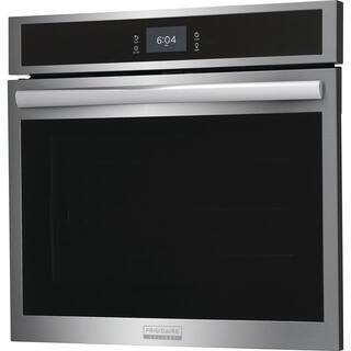 FRIGIDAIRE GALLERY 30 in. Single Electric Wall Oven with Total Convection in Smudge-Proof Stainless Steel GCWS3067AF