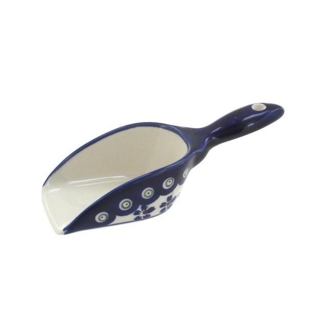 Blue Rose Polish Pottery 1179 Zaklady Scoop