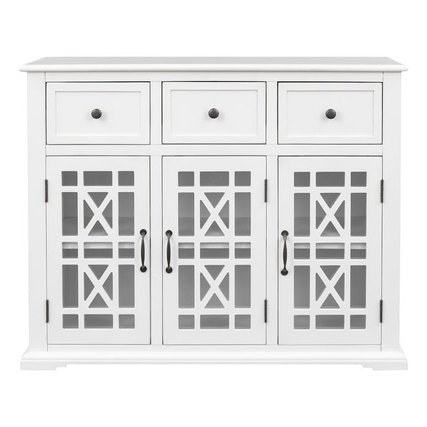 Entryway Kitchen Dining Room Storage Cabinet with 3 Drawers