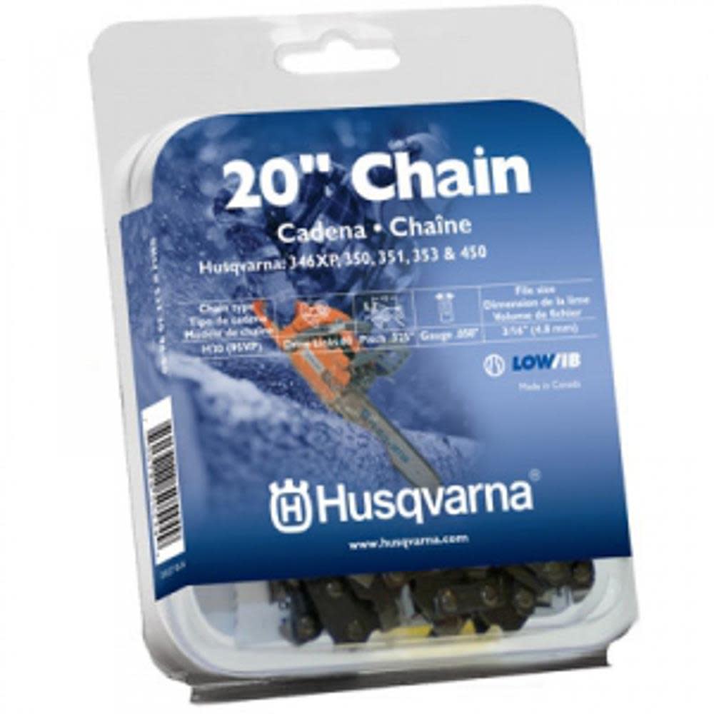 20 Replacement Chain ; 0.325 Pitch and 0.050 Gauge ;