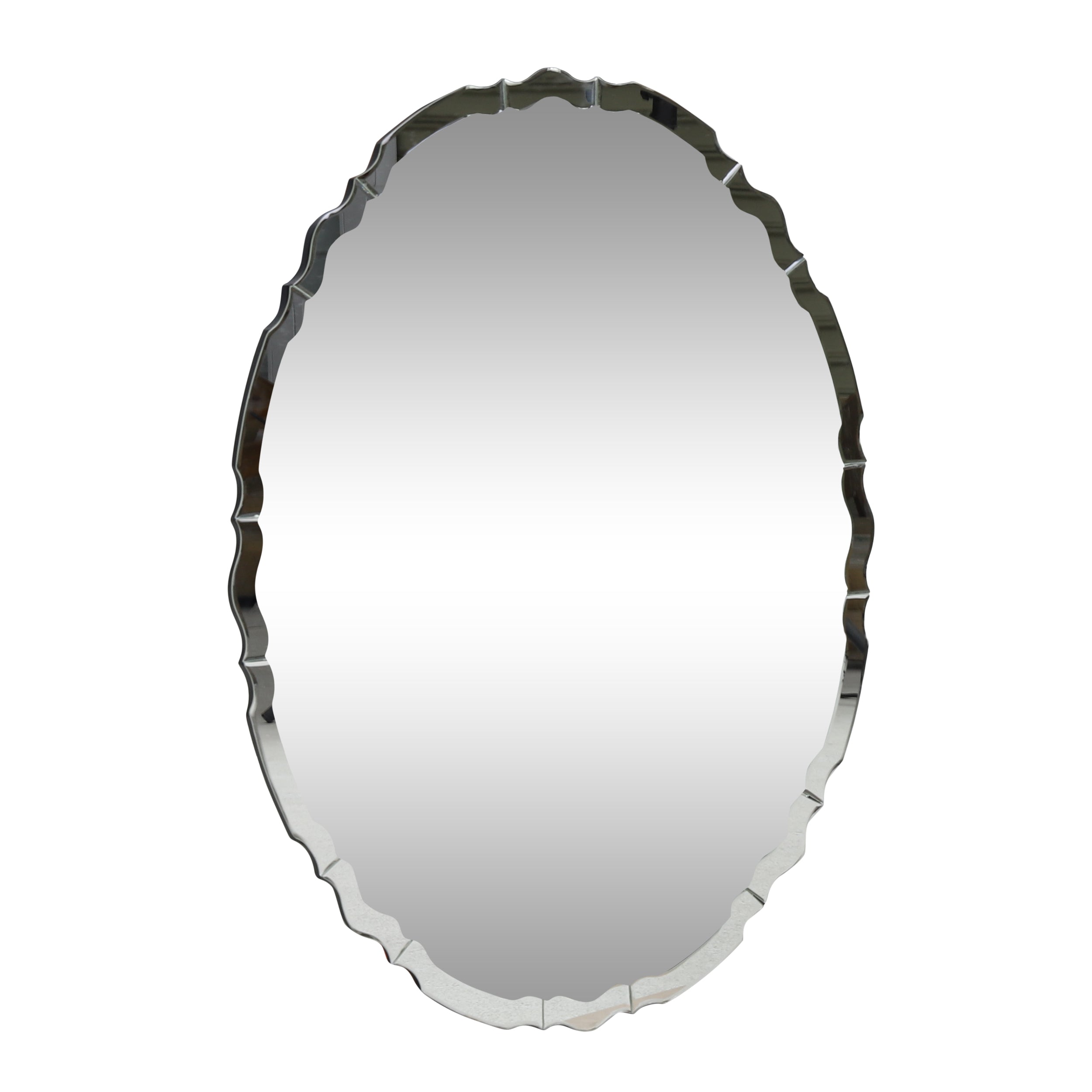 Rone Modern Glam Oval Wall Mirror