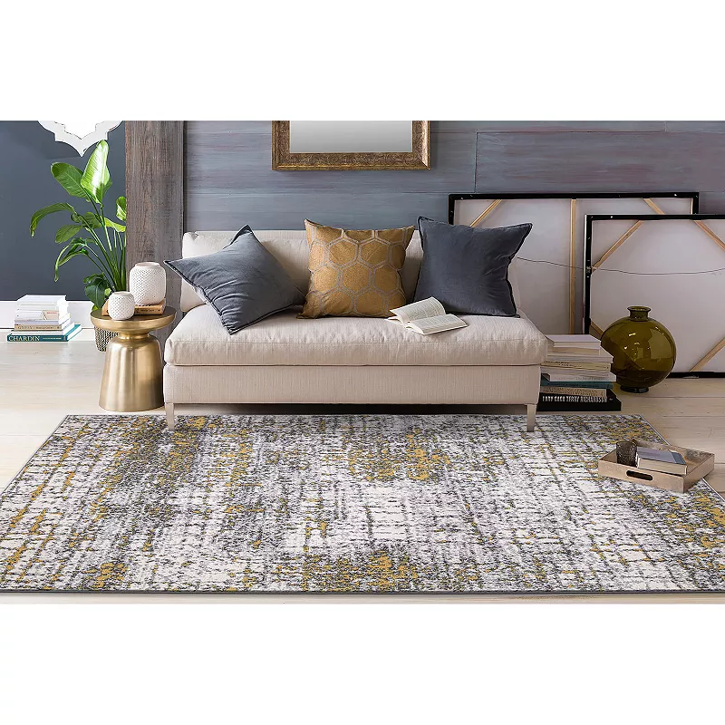 World Rug Gallery Bohemian Modern Geometric Stripe Rug