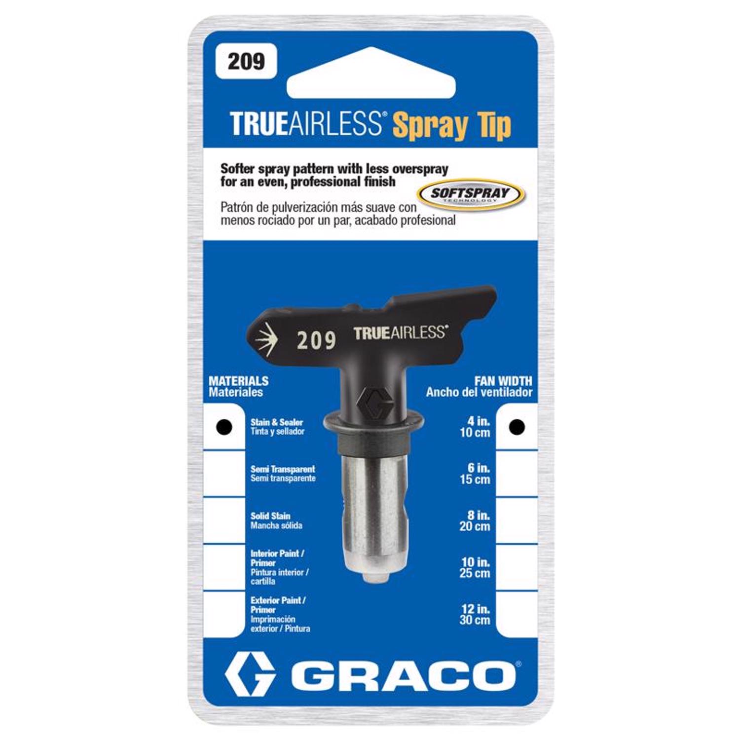 Graco TrueAirless 209 Reversible Airless Spray Tip