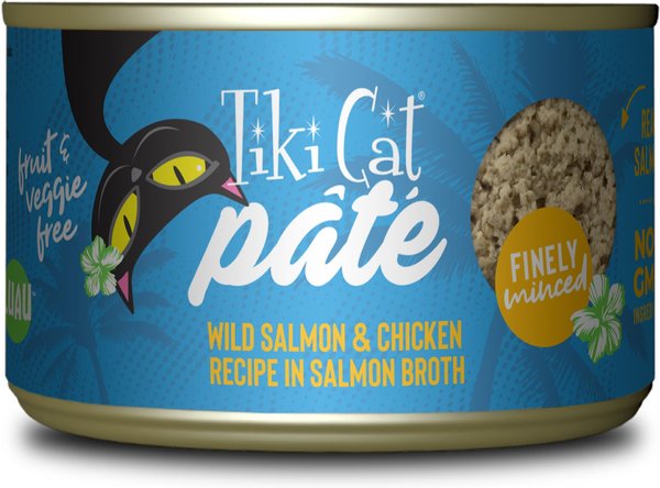 Tiki Cat Luau Wild Salmon and Chicken Pate Wet Cat Food