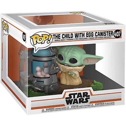 The Mandalorian Child with Egg Canister Pop! Deluxe