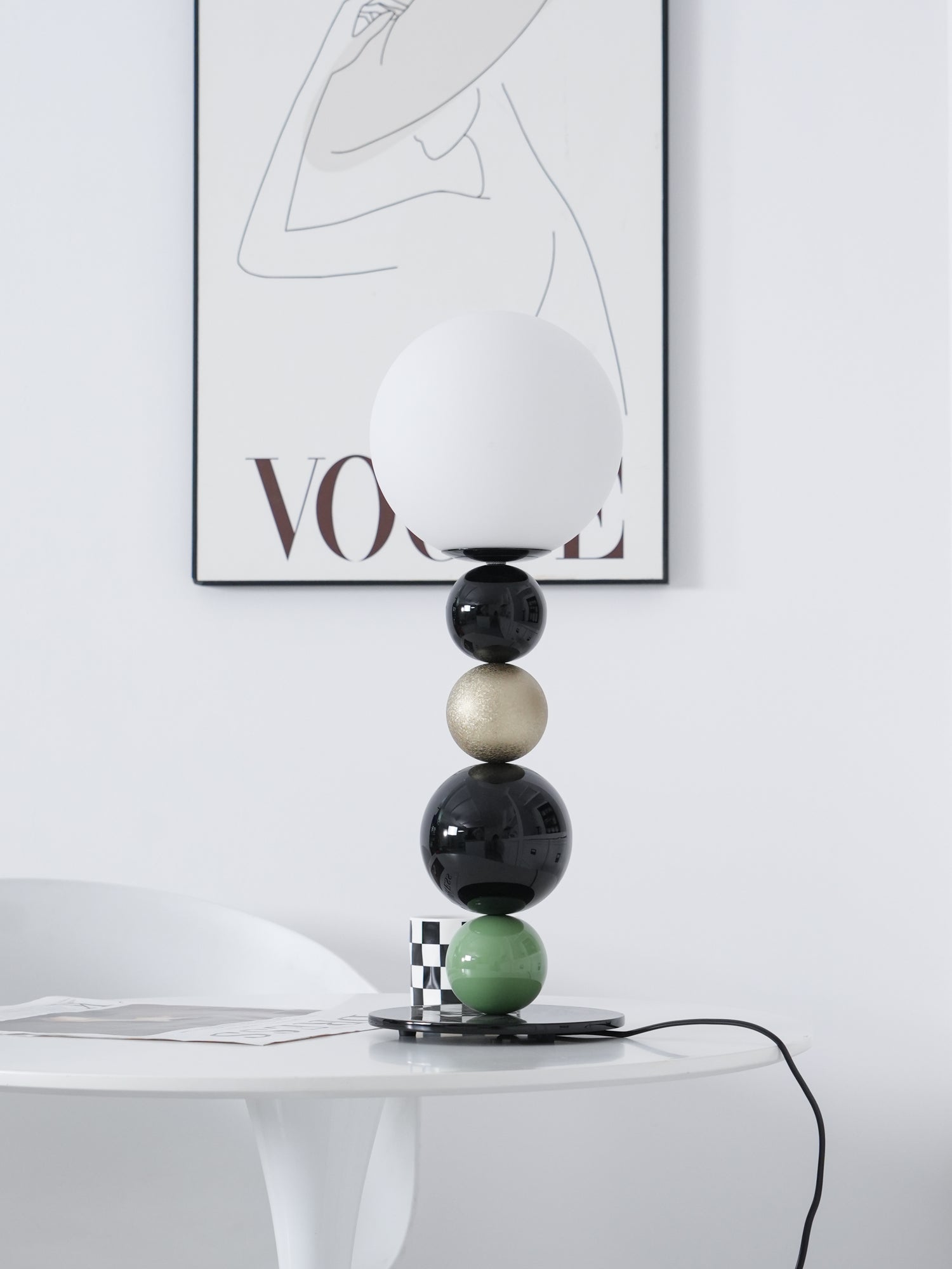 Round Balls Stacking Table Lamp