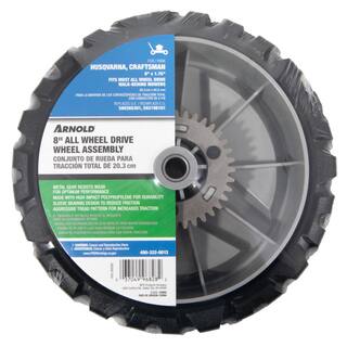 Arnold 8 in. x 1.75 in. All-Wheel Drive Wheel Assembly for Walk-Behind Mowers Replaces OEM 580365301 and 5913198101 490-322-0013