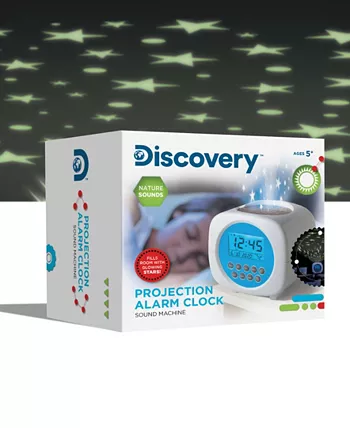 Discovery Kids Moon and Stars Projection Alarm Clock and Sound Machine