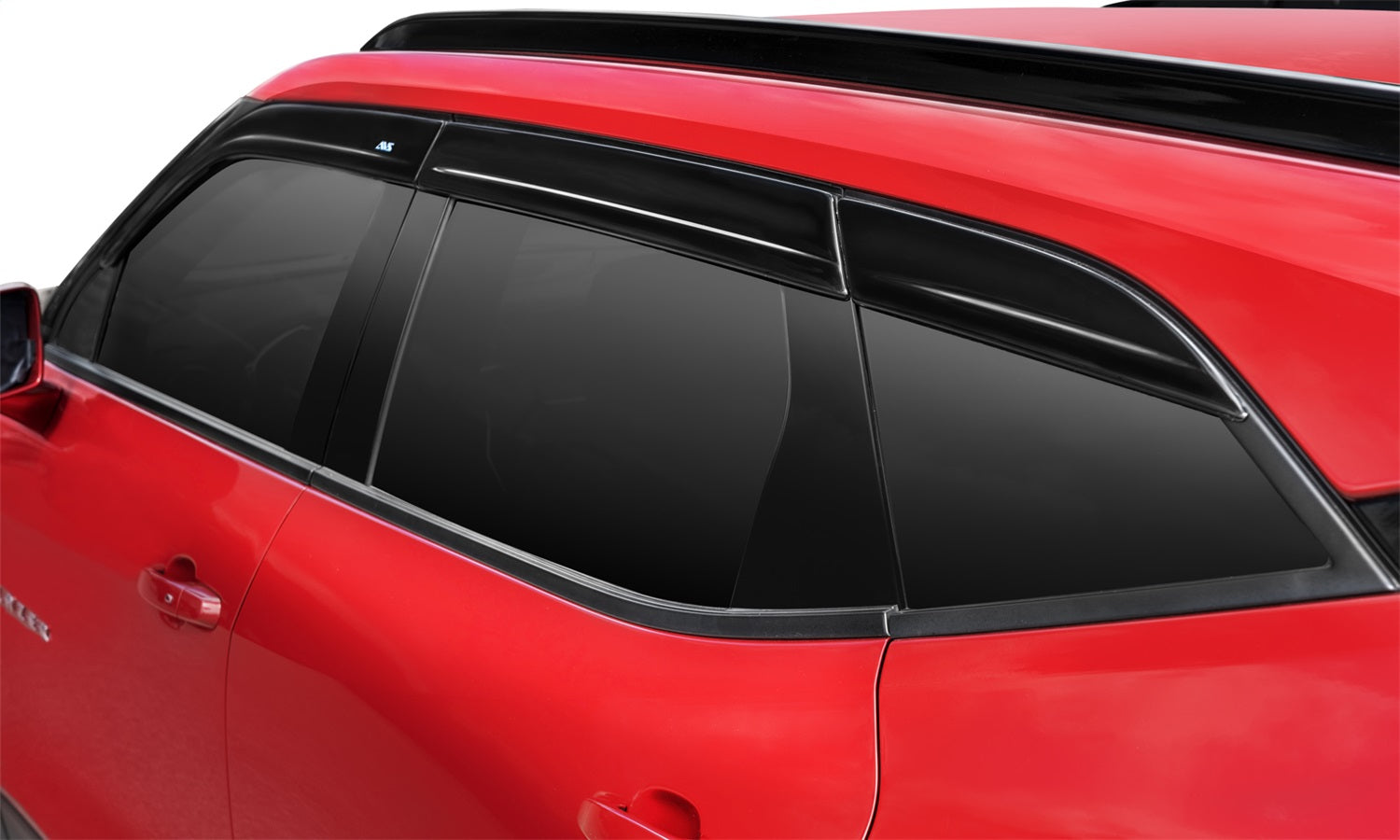 Auto Ventshade AVS 896081 Low Profile Dark Smoke Ventvisor Side Window Deflector， 6-Piece Set for 2019-2021 Chevrolet Blazer