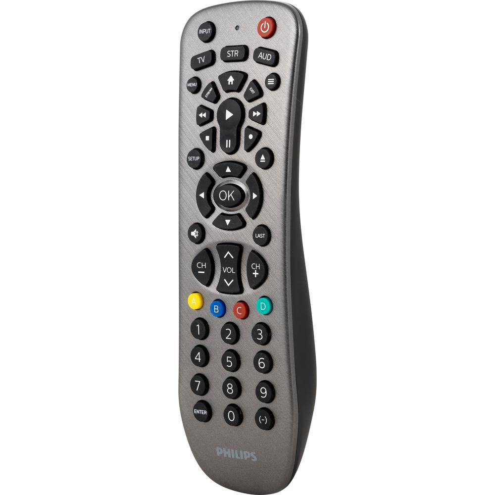 Philips 3-Device Universal TV Remote Control in Brushed Graphite SRP3229G27