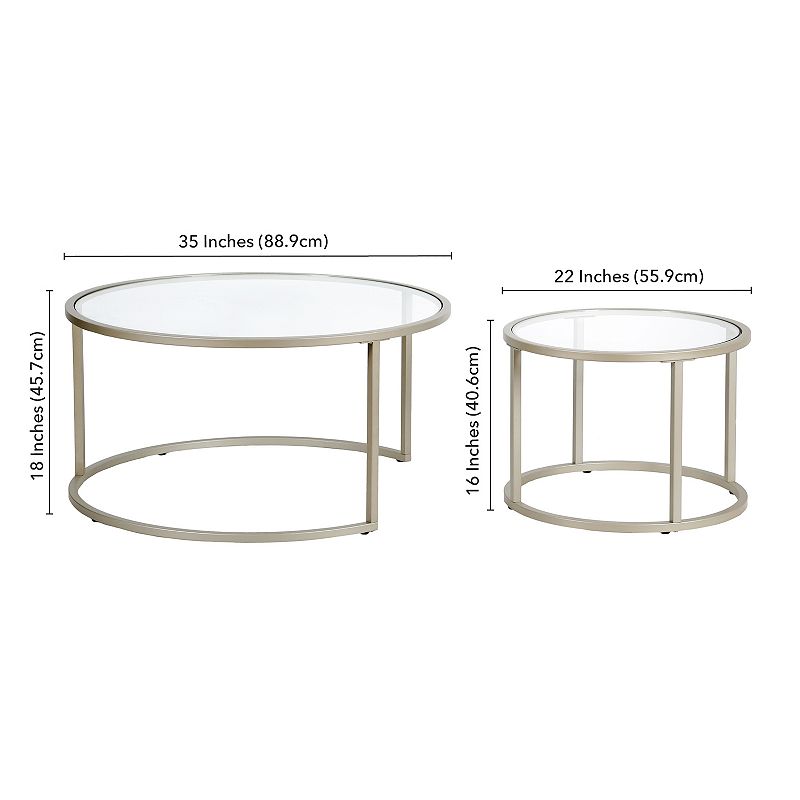 Finley and Sloane Watson Round Coffee Table