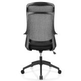 Lenzer Mesh High-Back Task Chair， Black， BIFMA Certified