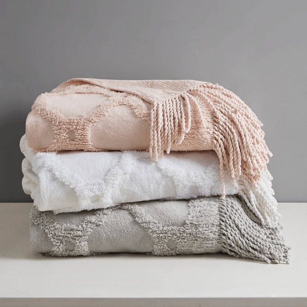 Hannah Cotton Tufted Throw Blanket