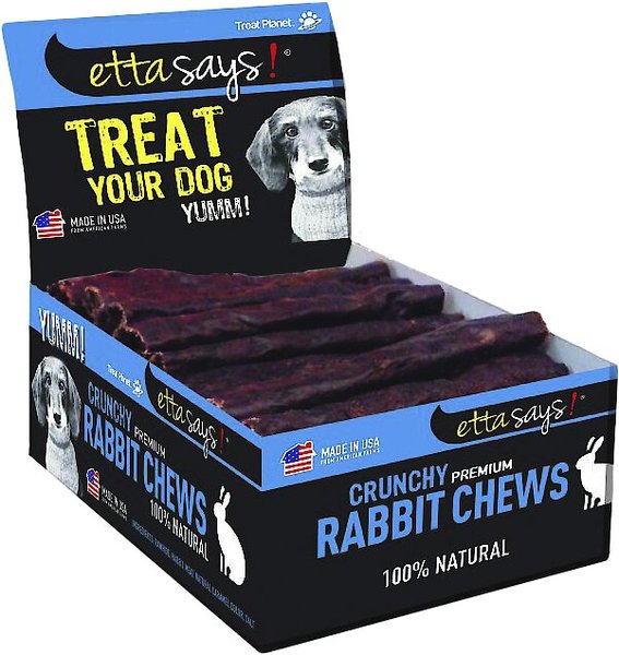 Etta Says! Crunchy Rabbit Chews Dog Treats