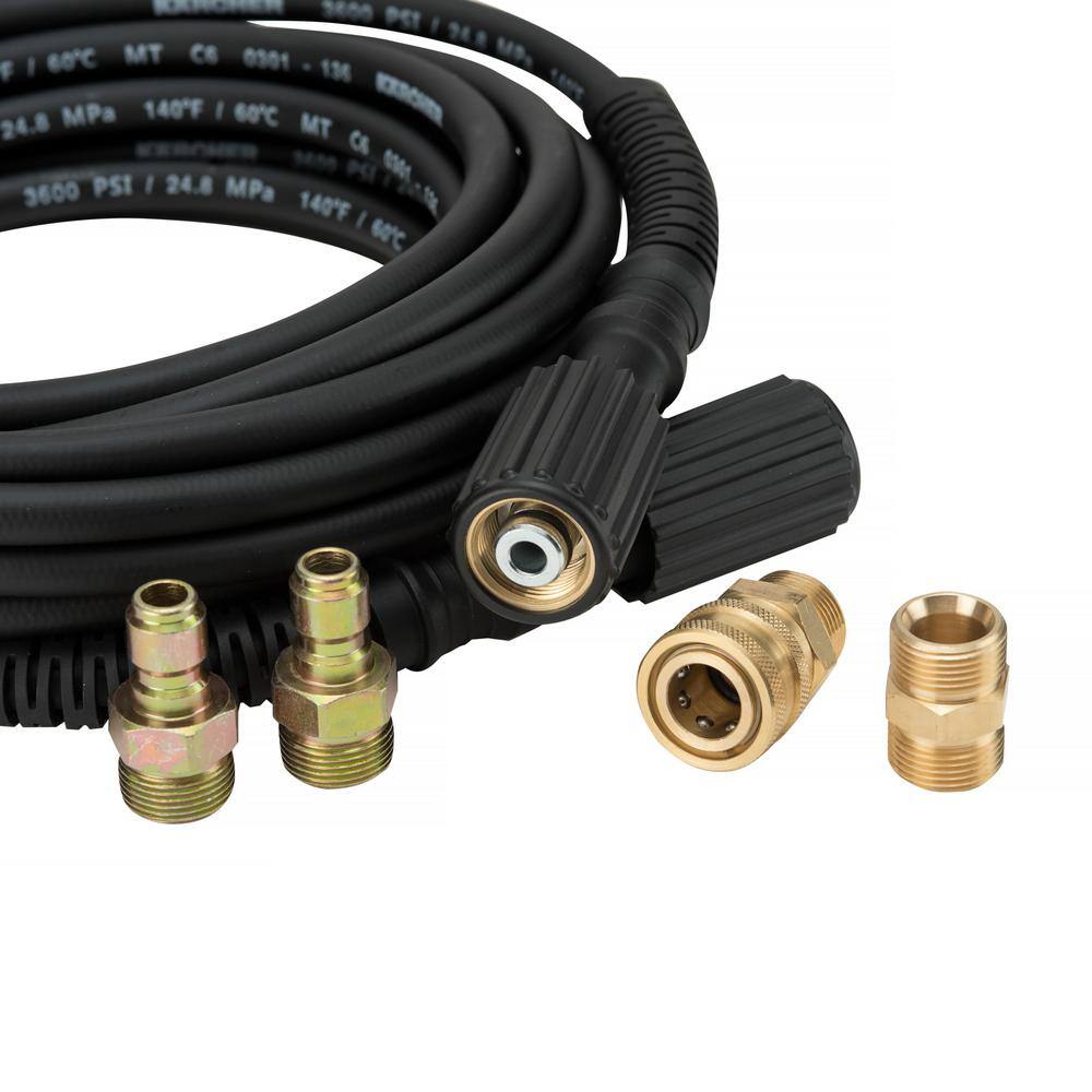 Karcher 25 ft. 3600 PSI Universal ReplacementExtension Hose for Pressure Washers - Quick-ConnectM22 8.756-105.0