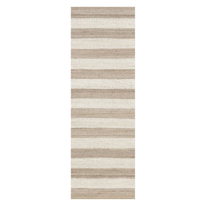 nuLOOM Alisia Stripes Jute Blend Rug