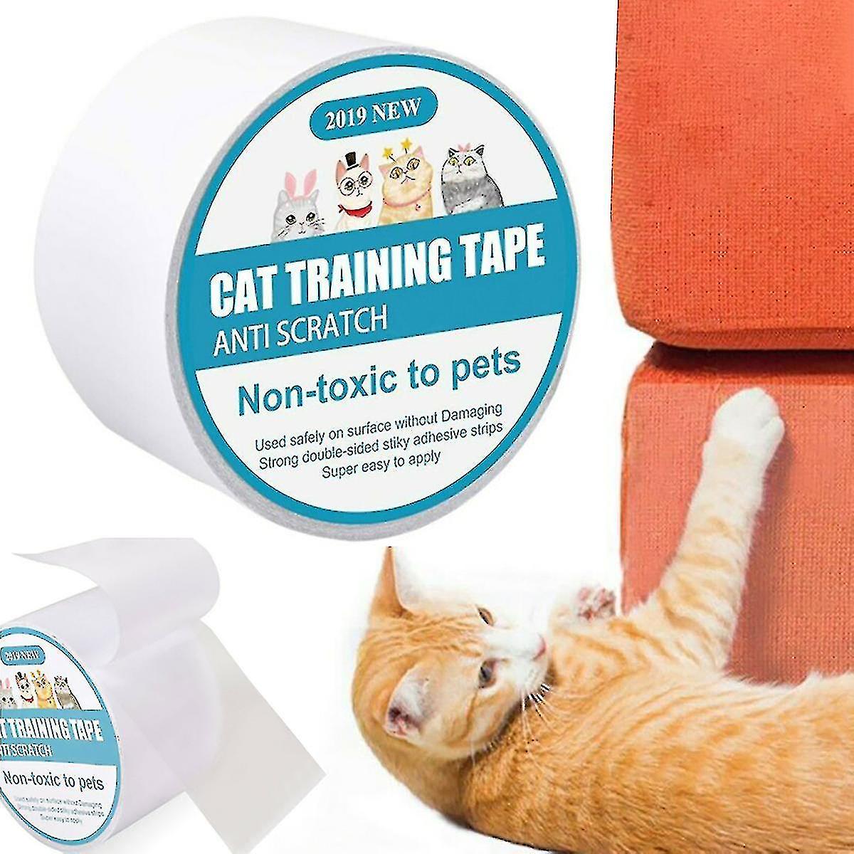 Pet Cat Dog Anti-scratch Tape Training Sofa Door Protector Guard Sticker