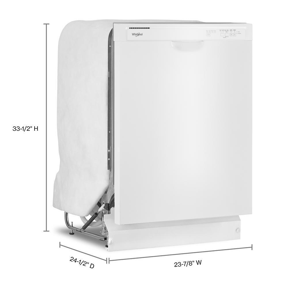 Whirlpool WDF340PAMW 57 Dba Quiet Dishwasher With Boost Cycle