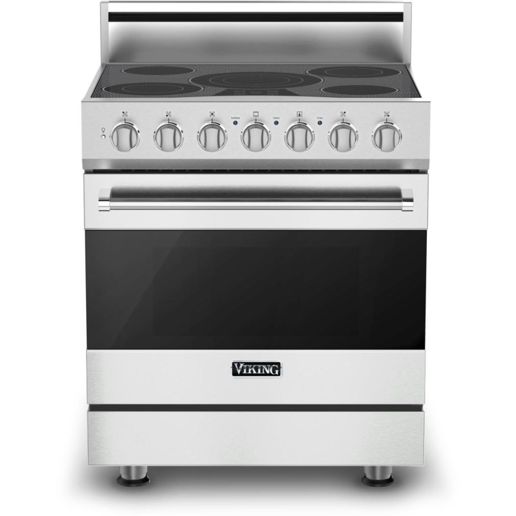 Viking 30-inch Freestanding Electric Range with Vari-Speed Dual Flow Convection CRVER3301-5BFW