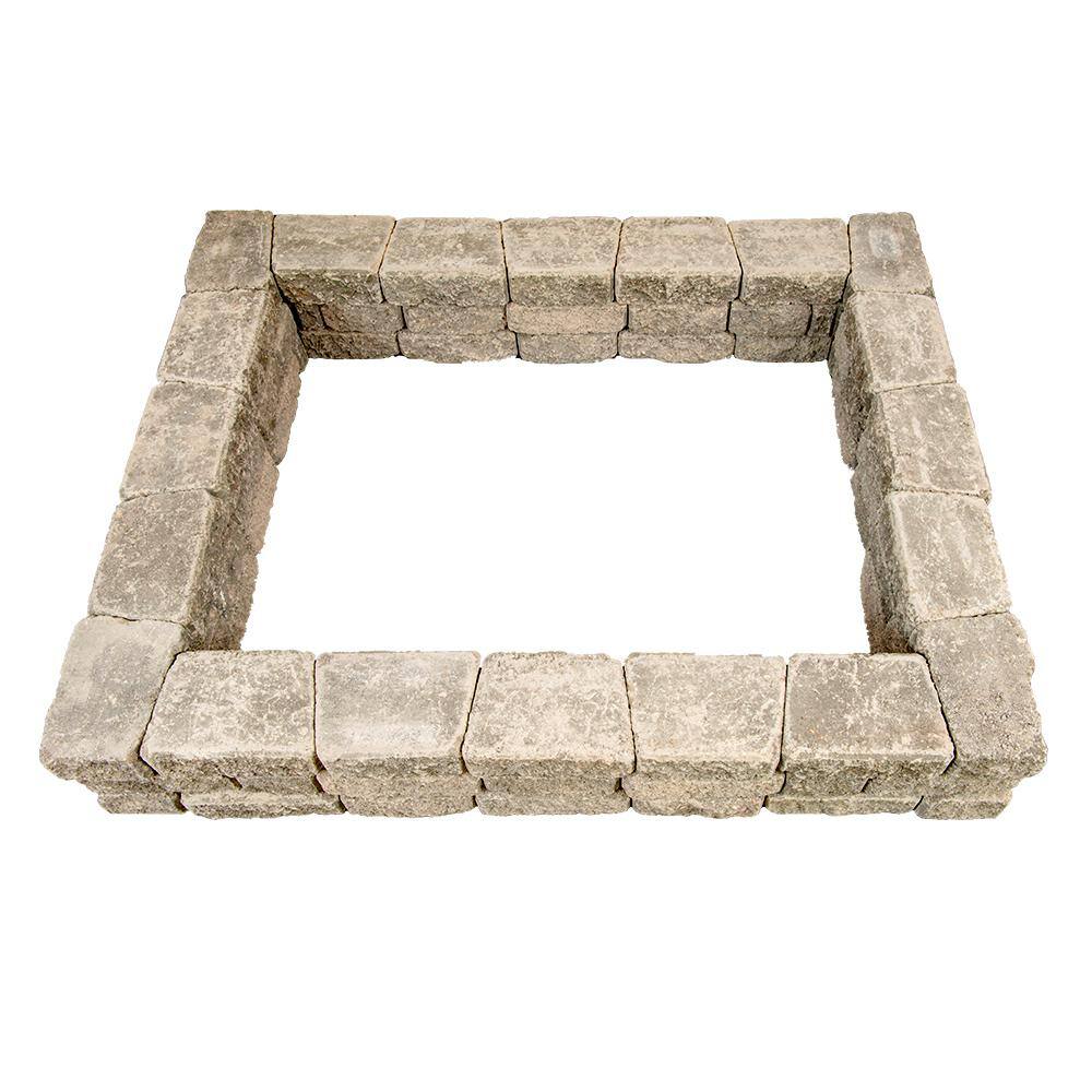 Mutual Materials StackStone 69 in. x 52 in. x 12 in. Cascade Blend Concrete Raised Garden Bed MS6952RRG191