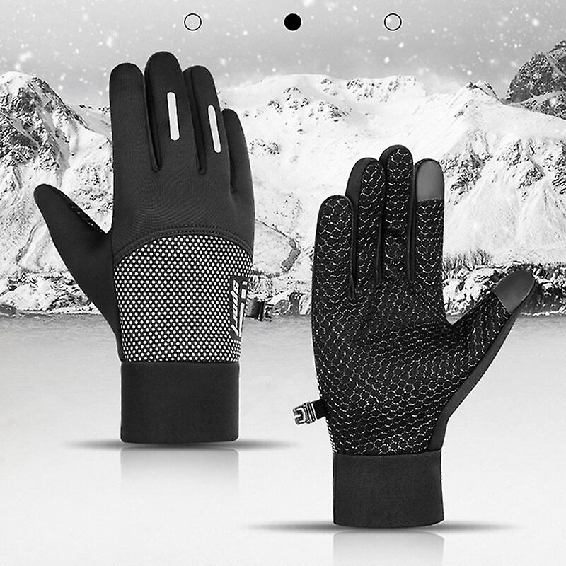 Winter Gloves Waterproof Thermal Touch Screen Thermal Windproof Warm Gloves Cold Weather Running Sports Hiking Ski Gloves