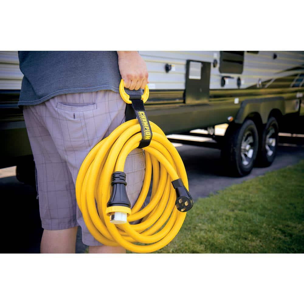 Champion Power Equipment 30Ft 50Amp 125250Volt RV Generator Power Cord