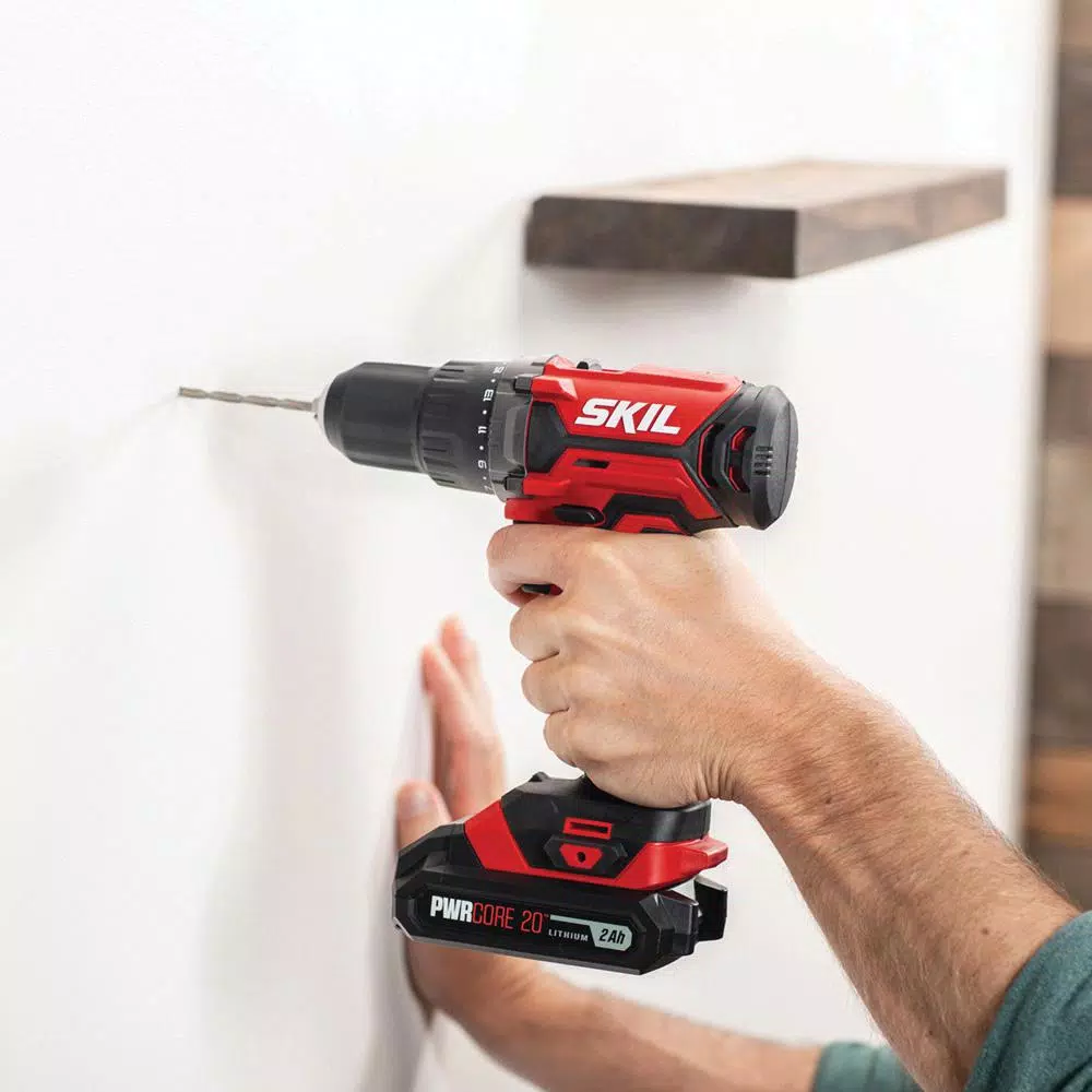 Skil PWRCORE 20-Volt Lithium-Ion Cordless 1/2 in. Drill Driver Kit and#8211; XDC Depot