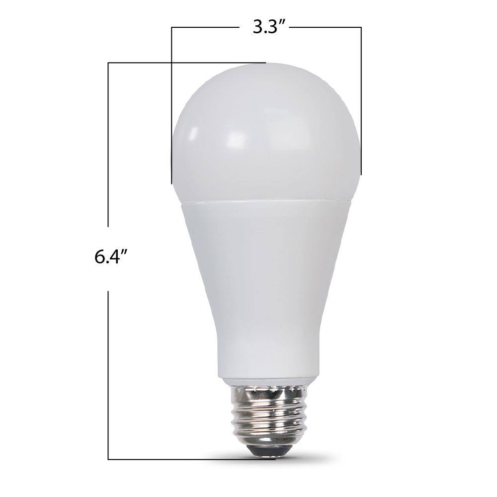 Feit Electric 300-Watt Equivalent A23 Non-Dimmable Bright LED Light Bulb Daylight 5000K (12-Pack) OM300850LED12