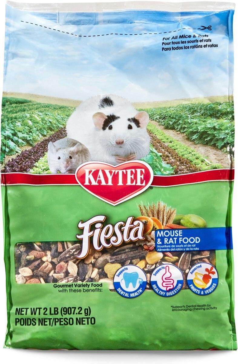 Kaytee Fiesta Gourmet Variety Diet Mouse and Rat Food