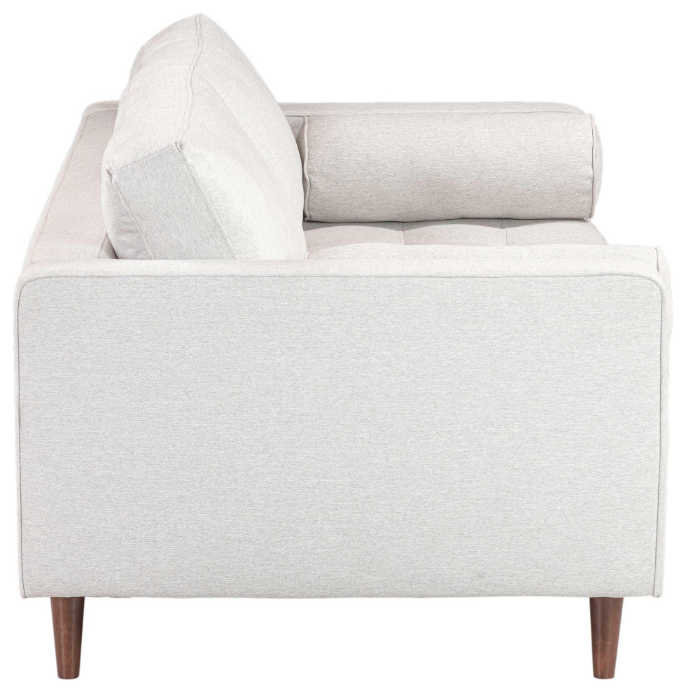 Cave Tweed Loveseat   Midcentury   Loveseats   by TOV Furniture  Houzz