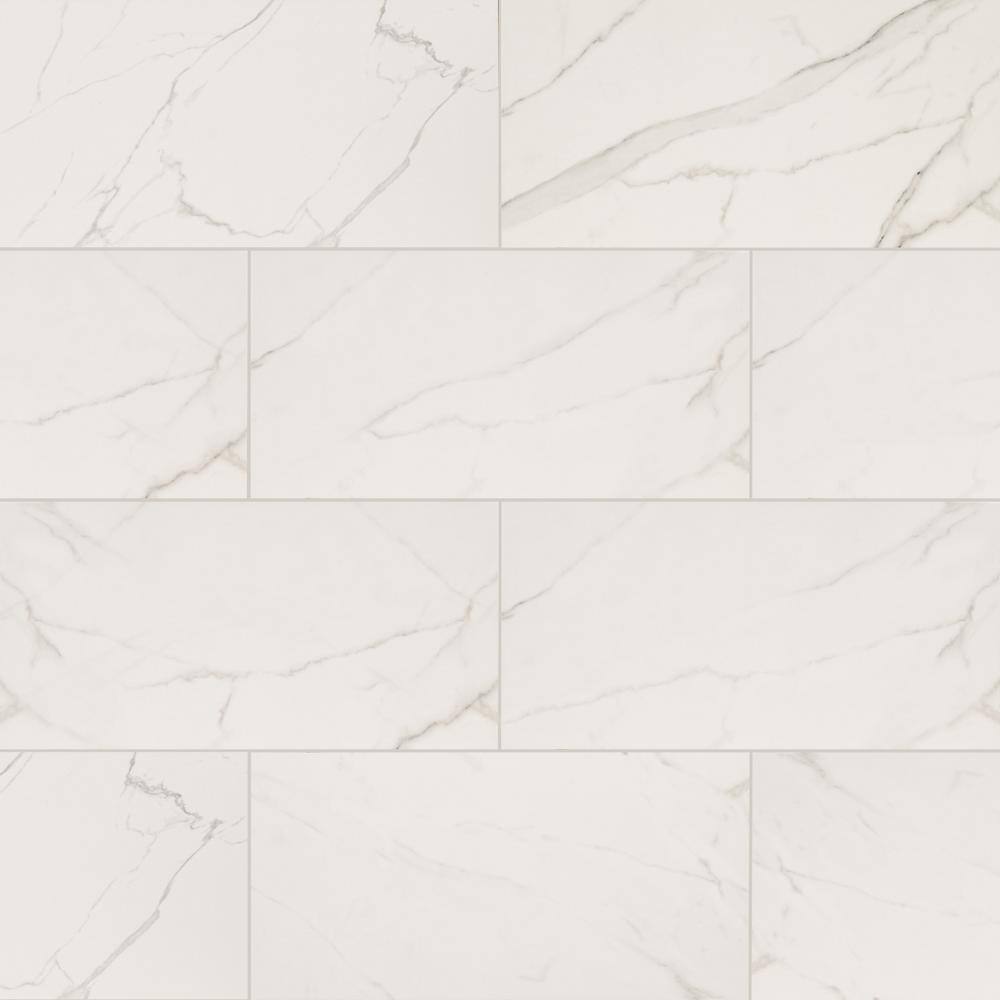 MSI Leonardo Venato 24 in. x 48 in. Polished Porcelain Marble Look Floor and Wall Tile (16 sq. ft.Case) NHDLEOVEN2448PC