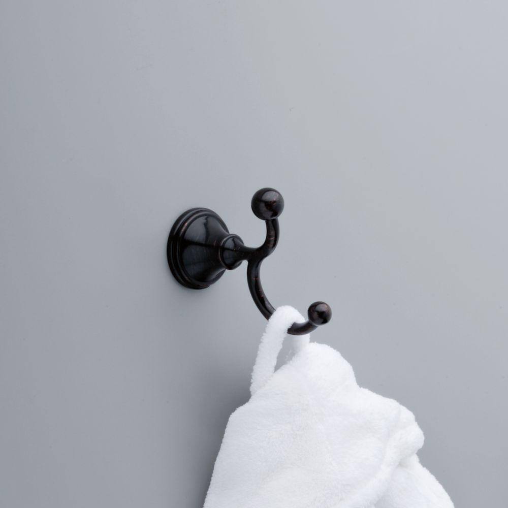 Delta Crestfield 3-Piece Towel Hook Bath Hardware Set in Venetian Bronze CTD35-VBR-K